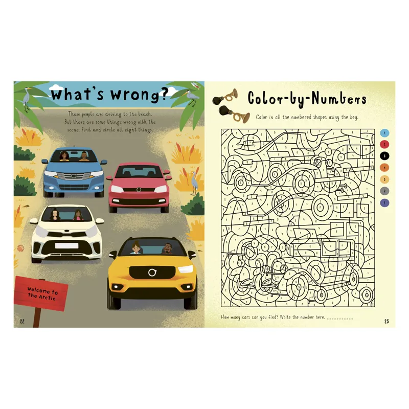 In The Car Activity Book-1